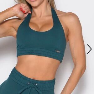 In search of Large Bombshell Sportswear green sports bra